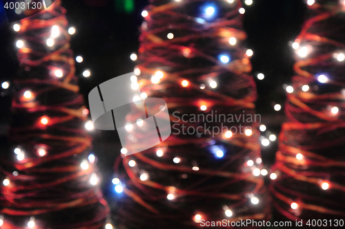 Image of christmas lights texture