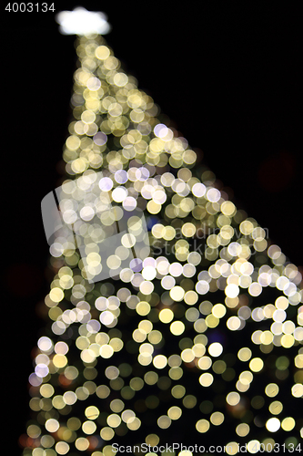 Image of abstract christmas tree
