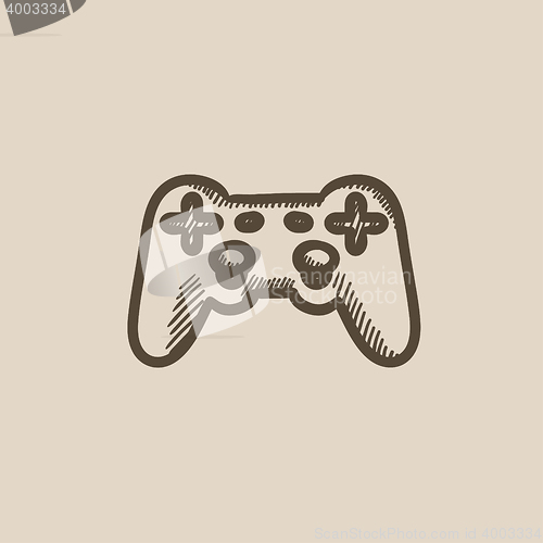 Image of Joystick sketch icon.