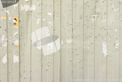 Image of Torn Posters On Grunge Old Walls