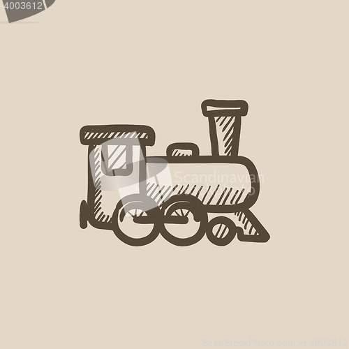 Image of Train sketch icon.