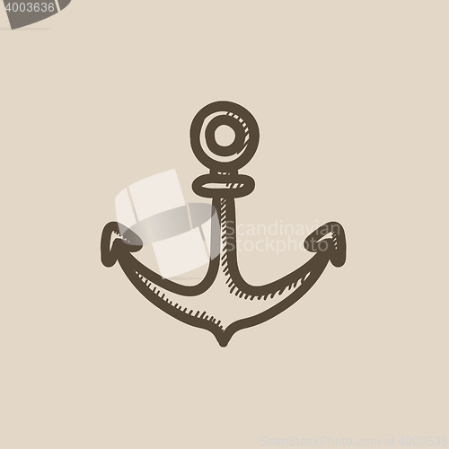 Image of Anchor sketch icon.