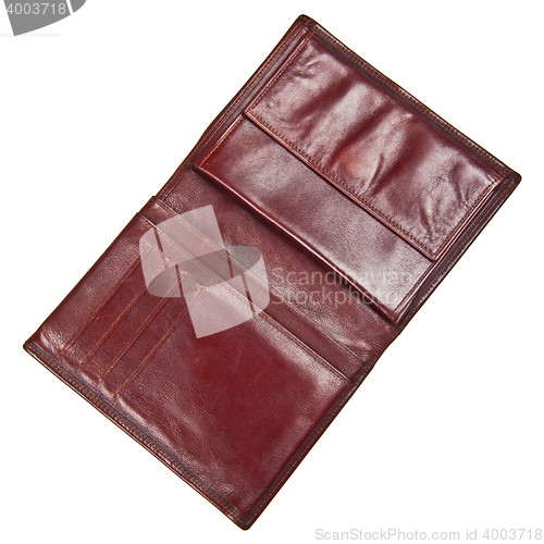 Image of brown leather purse