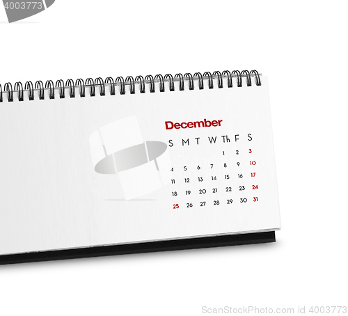 Image of Calendar organizer on white