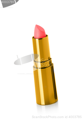 Image of gold Lipstick isolated