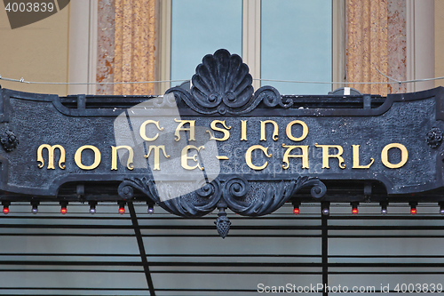 Image of Casino Monte Carlo Sign