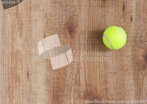 Image of close up of tennis ball