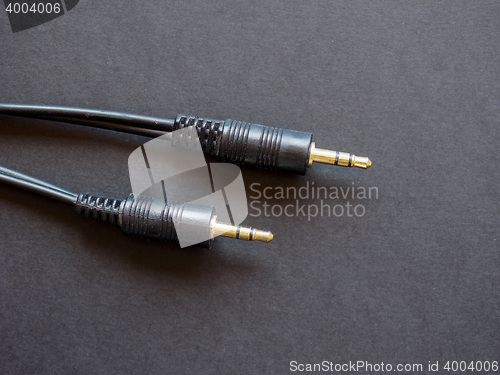 Image of Audio cable with phono (RCA) connector