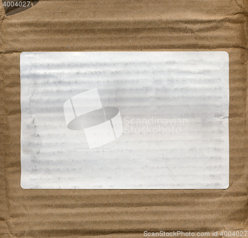 Image of Brown corrugated cardboard background