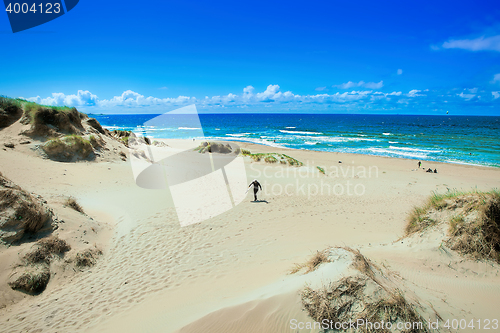 Image of Norwegian beach on a sunny day