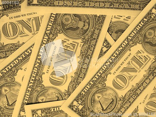 Image of Dollar notes 1 Dollar - vintage