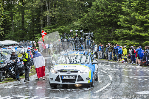 Image of The Car of NetApp-Endura Team - Tour de France 2014