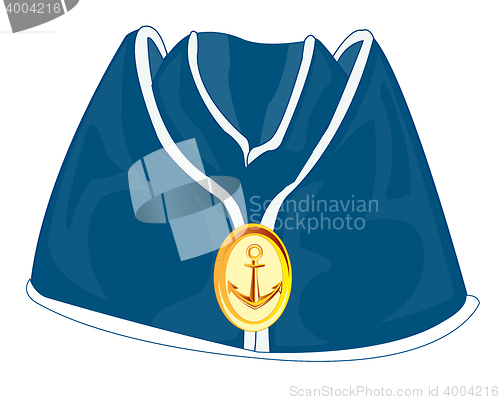 Image of Headdress of the sailor oversea cap
