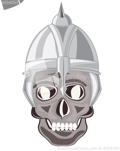 Image of Skull of the person in send