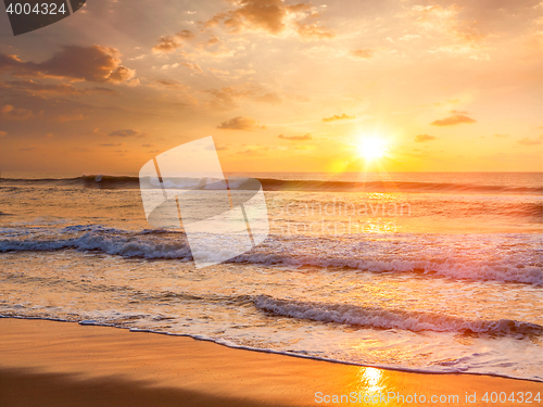 Image of Sunrise on beach