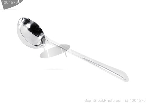 Image of Metal soup ladle isolated over a white background