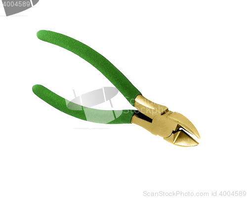 Image of pruner on the white background