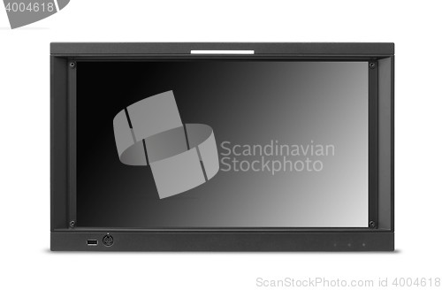 Image of widescreen lcd monitor isolated on white