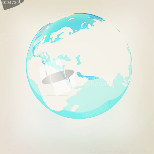 Image of . 3D illustration. Vintage style.