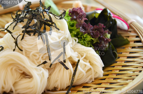 Image of Somen, fine wheat noodles