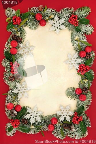 Image of Christmas Background Border