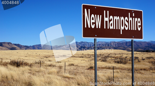 Image of New Hampshire road sign