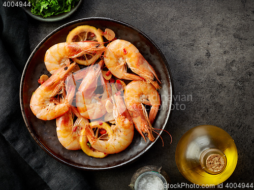 Image of plate of fried prawns