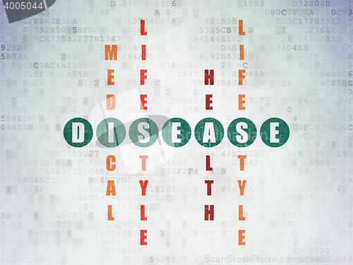 Image of Medicine concept: Disease in Crossword Puzzle