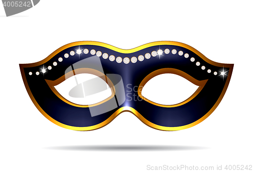 Image of Black carnival mask