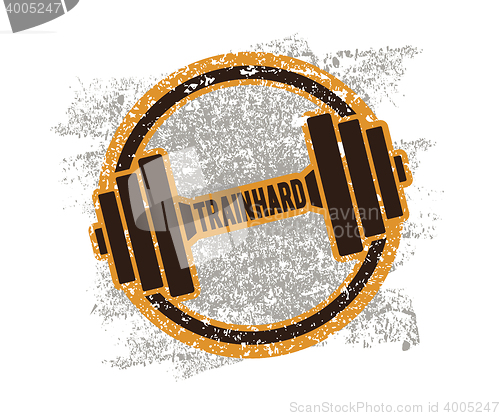 Image of Dumbbell vector icon