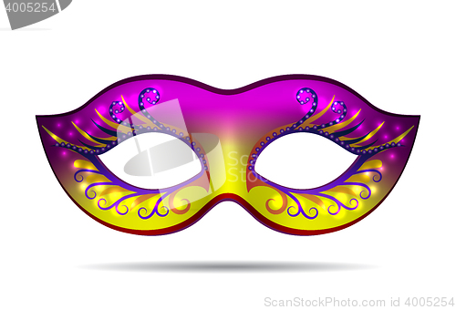 Image of Carnival mask for masquerade costume.
