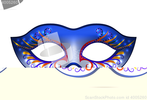 Image of Carnival mask for masquerade costume.