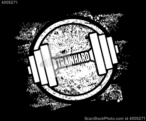 Image of Dumbbell vector icon