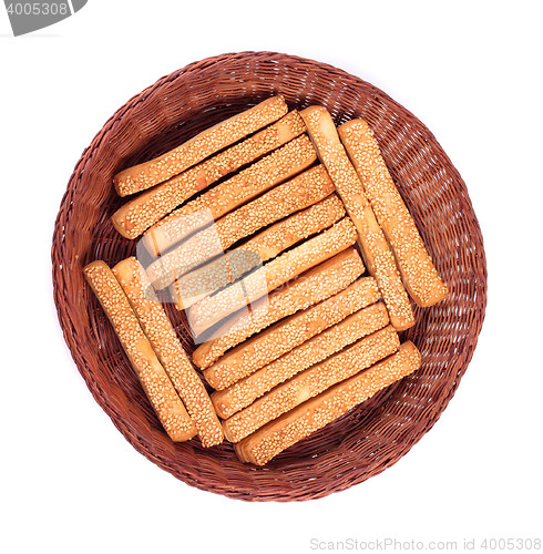 Image of baking sticks in basket