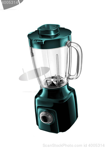 Image of electric blender on a white background