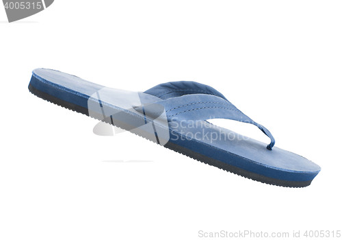 Image of blue sandals/flip flops