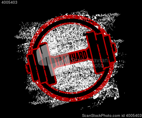 Image of Dumbbell vector icon