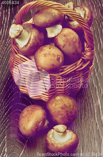 Image of Raw Portabello Mushrooms
