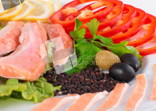 Image of close up red fish