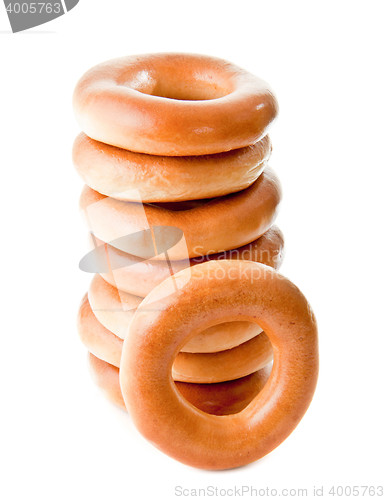 Image of composition with bagels