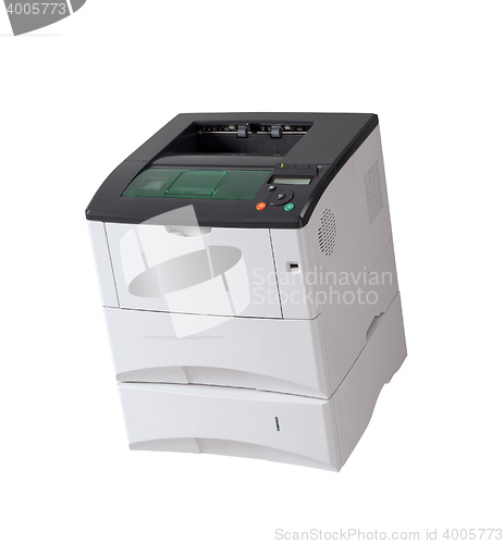 Image of printer under the white background.