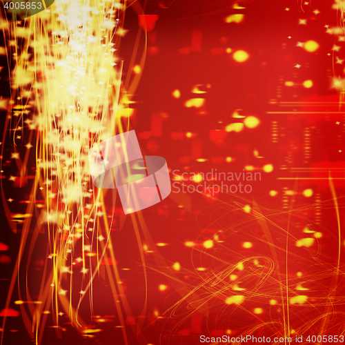 Image of Winter or Christmas style background with a wave of stars. 3D il