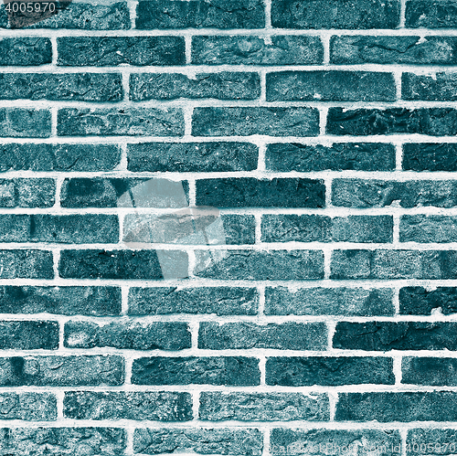 Image of Turquoise Bricks Background