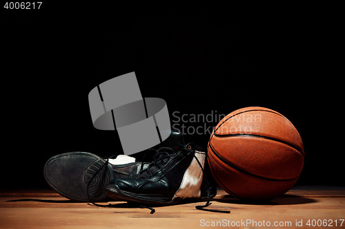 Image of The basketball equipment