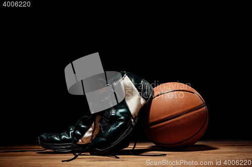 Image of The basketball equipment