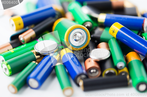 Image of close up of alkaline batteries