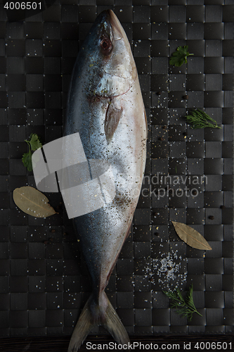 Image of raw tuna fish