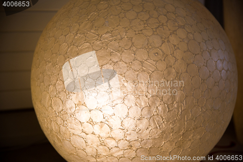 Image of close up of lamp at home