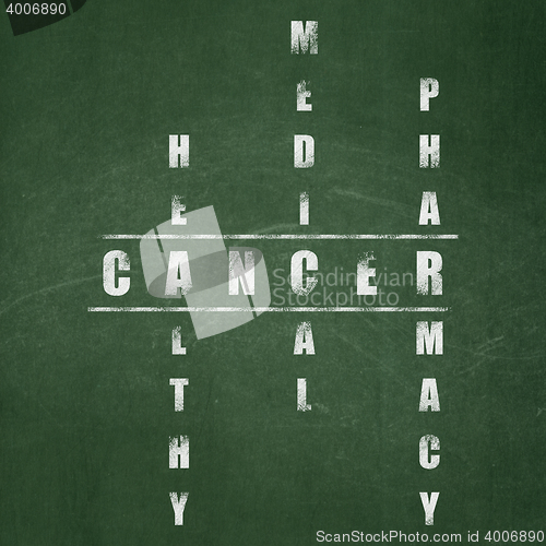 Image of Health concept: Cancer in Crossword Puzzle