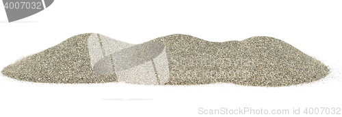Image of sand pile isolated